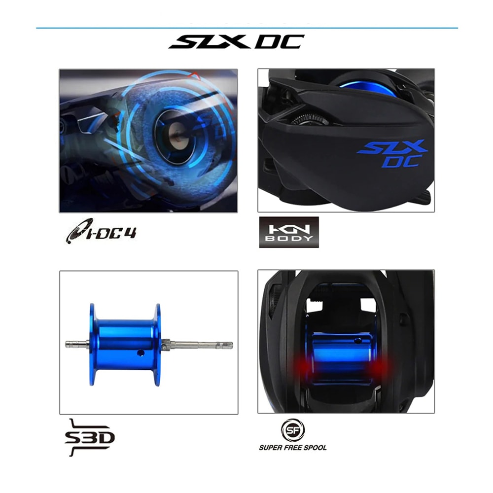 CARRETILHA SHIMANO SLX DC 150/151 XG - Imagem 3